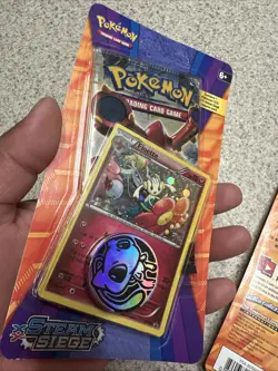 2016 Pokemon TCG Steam Siege XY Blister Coin Booster Pack Floette 2X - Image 5