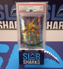 2000 Topps Chrome Pokemon Alakazam Spectra #65 Psa 9 - Image 1