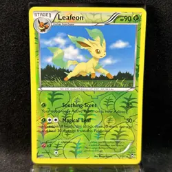 Leafeon - 7/111 - Rare Reverse Foil Near Mint Pokemon XY Furious Fists - Image 1