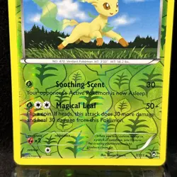 Leafeon - 7/111 - Rare Reverse Foil Near Mint Pokemon XY Furious Fists - Image 2