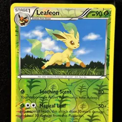 Leafeon - 7/111 - Rare Reverse Foil Near Mint Pokemon XY Furious Fists - Image 3