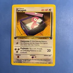 Porygon | Team Rocket | 1st Edition | 48/82 | NM - Mint | Pokemon - Image 1