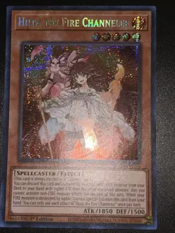 Yugioh! Hiita the Fire Channeler - MP24-EN094 - Prismatic Secret Rare - 1st Edit - Image 1