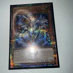 YUGIOH Ice Ryzeal (Quarter Century Secret Rare) CRBR-EN003 1st Edition Mint 1.E - Image 2