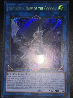 Yugioh! Apollousa, Bow of the Goddess (Alternate Art) - RA02-EN040 - Secret Rare - Image 1