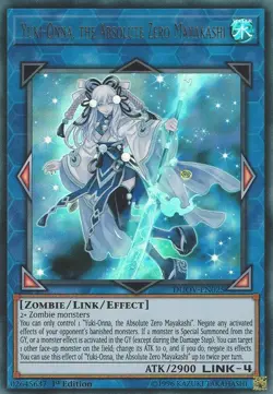 Yugioh! LP Yuki-Onna, the Absolute Zero Mayakashi - DUOV-EN025 - Ultra Rare - 1s - Image 1