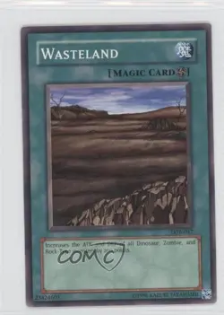 Wasteland YuGiOh Legend of Blue Eyes White Dragon #LOB-047 2002 - Image 1