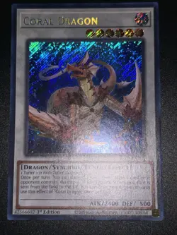 Yugioh! - Coral Dragon RA02-EN031 - Secret Rare - 25'TH ANN. - NM/M - Image 1