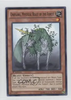 Uniflora Mystical Beast of the Forest 1st Ed. YuGiOh Return Duelist #REDU-EN031 - Image 1