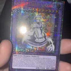Yugioh! Lady's Dragonmaid BLMM-EN049 - Starlight Rare - Monster Mayhem - NM/Mint - Image 1