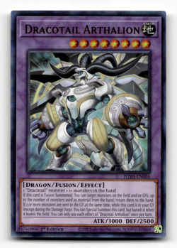 Yugioh Dracotail Arthalion JUSH-EN006 - Justice Hunters - Image 1