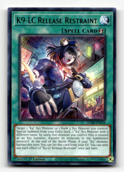 Yugioh K9-LC Release Restraint - Justice Hunters - Image 1