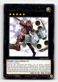 Yugioh Number 67: Pair-a-Dice Smasher - Justice Hunters - Image 1