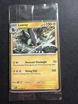 Pokemon TCG Luxray 028/088 Mega Evolution Perfect Order Best Buy Stamped Promo S - Image 1