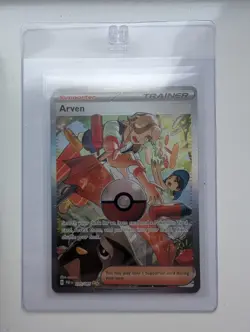 Pokemon TCG Arven 235/091 Paldean Fates Special Illustration 🔥 Pack Fresh | NM - Image 1