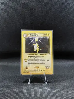 Pokemon Ampharos 1/111 Neo Genesis Holo Rare Unlimited 80 HP English Card - Image 1