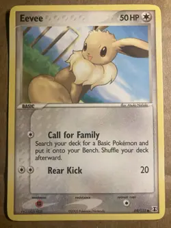 Eevee Pokemon Card Delta Species 69/113 LP - Image 1