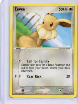 Pokemon - Eevee #69/113 - Delta Species - Common - Heavily played - Image 1