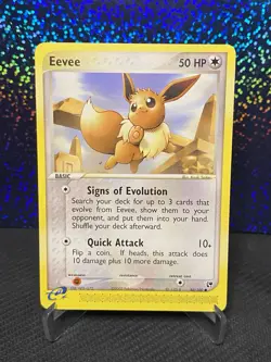 Pokemon Eevee Figure 63/100 Sandstorm Regular Common NM - Image 1