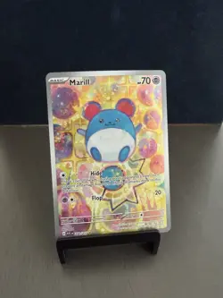 Pokemon TCG Ascended Hero’s Marill 232/217 Illustration Rare Near Mint - Image 1
