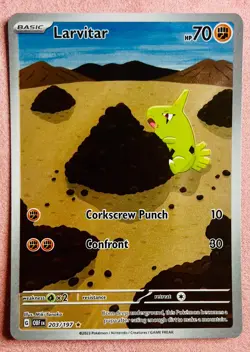 Larvitar 203/197 | Obsidian Flames | 2023 Pokemon TCG Card | LP/NM - Image 1