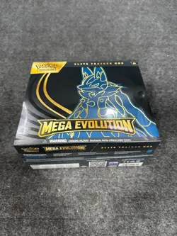 POKEMON Pokemon TCG: Mega Evolution Elite Trainer Box, Sealed Box is Worn - Image 1