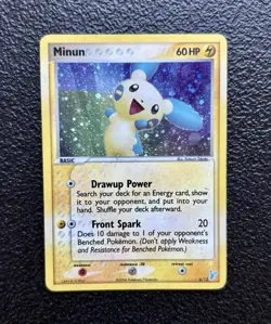Pokemon TCG - Minun 6/12 - EX Trainer Kit 2 Holo Plusle & Minun *MP - Image 1