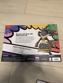 Pokemon TCG Ascended Heroes Premium Poster Collection Lucario - Image 2