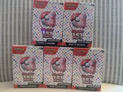 Pokemon Scarlet & Violet 151 Booster Bundles Sealed Lot of 5 - Image 1