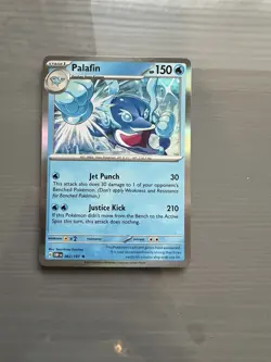 Palafin 062/197 Cosmos Holo Rare Promo Pokemon 2023 SV Obsidian Flames - NM/M - Image 2