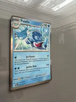 Palafin 062/197 Cosmos Holo Rare Promo Pokemon 2023 SV Obsidian Flames - NM/M - Image 5