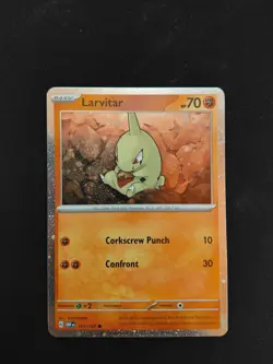 Pokemon TCG - Larvitar (Cosmo Holo) - [105/197] Obsidian Flames - Image 1