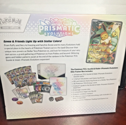 Pokemon Prismatic Evolutions ETB Elite Trainer Box Sealed New in Hand - Image 3