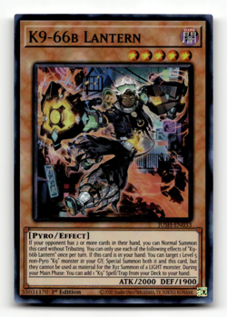 Yugioh K9-66b Lantern - Justice Hunters - Image 1