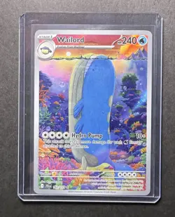 Wailord 162/159 - SV09: Journey Together Illustration Rare Pokemon TCG NM - Image 1
