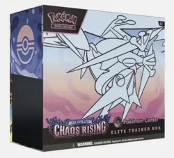 Chaos Rising Pokemon Center ETB Elite Trainer Box PRESALE CONFIRMED - Image 1