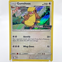 Pokemon TCG Gumshoos SM97 Black Star Promo Holo Ultra Prism Prerelease - Image 1