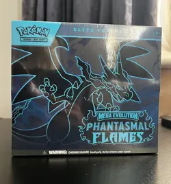 Phantasmal Flames Elite Trainer Box (ETB) - Pokemon TCG - Factory Sealed - Image 1