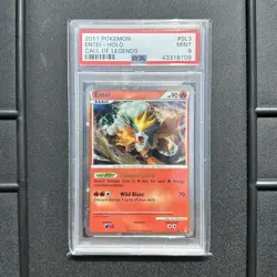 PSA 9 Pokemon 2011 Call Of Legends Entei Holo SL3 “Mint” Rare Vintage - Image 1