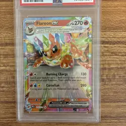 2025 Pokemon Prismatic Evolutions Flareon ex #014/131 PSA 10 - Image 2