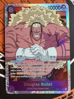 One Piece Card Game - Douglas Bullet ST05-011 SR English Foil, NM Condition - Image 1