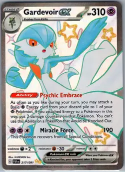Gardevoir ex 217/091 SV: Paldean Fates - Pokemon Card - NM - Image 1