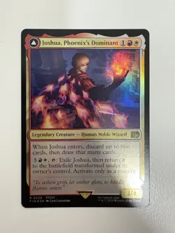 Joshua Phoenix’s Dominant / Warden of Fire Foil MTG Magic Card NM Near Mint FIN - Image 1
