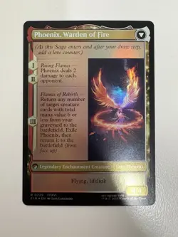 Joshua Phoenix’s Dominant / Warden of Fire Foil MTG Magic Card NM Near Mint FIN - Image 2