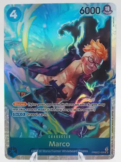 Marco PRB02-008 SR NM Super Rare One Piece Card The Best 2 English TCG - Image 1