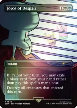 MTG English Force of Despair (Rainbow Foil) NM Foil Secret Lair - Image 1