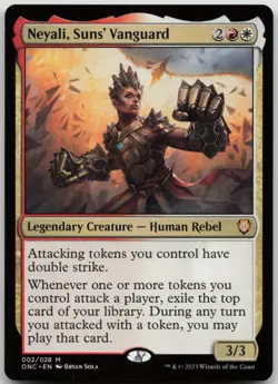 Neyali, Suns' Vanguard Commander: Phyrexia: All Will Be One 2 NM M - Image 1