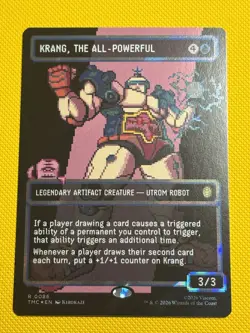 Krang, the All-Powerful (Borderless) (Surge Foil) Commander: TMNT - Image 1