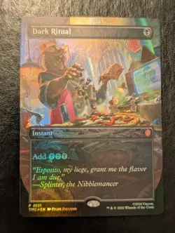 Dark Ritual (Borderless) Commander: Teenage Mutant Ninja Turtles Foil - Image 1