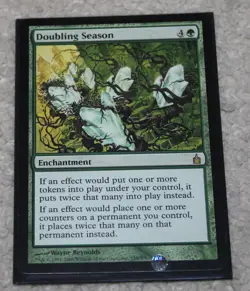 Doubling Season -Rare - Ravnica NM - mtg - commander EDH staple - Image 1